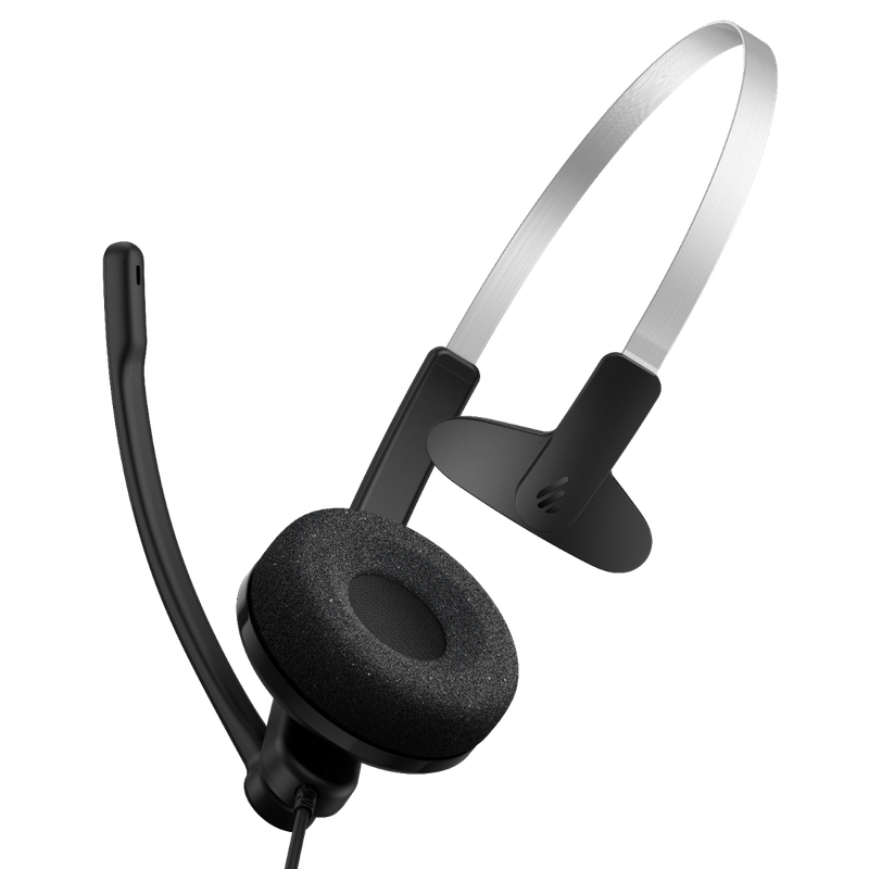 Headset Comunicador Edifier CC100 Preto Mono USB-C / USB-A, Microfone com IA-1763400059478