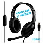 Headset Edifier K800 USB Preto Audio Digital com Placa de Som Integrada-1763402275944
