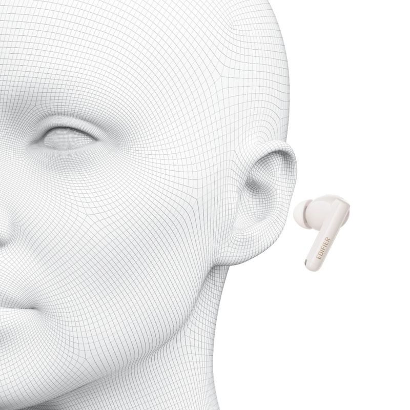 Fone TWS Edifier X5 Pro V25 Marfim Bluetooth 6.0, ANC e 48 h de Bateria-1763562158991