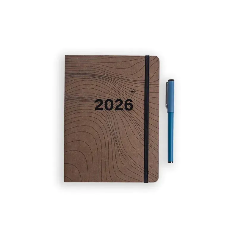 Agenda Planner 2026 Tony Semanal Média Relevo Teca-1765566411082