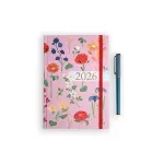 Agenda Planner 2026 Ana Luiza Diária Média Garden Rosa Teca-1767638070480