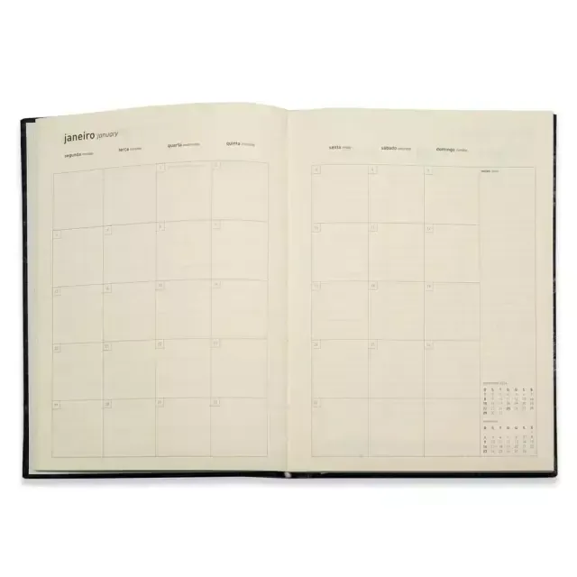 Agenda Planner 2026 Ana Luiza Diária Média Garden Rosa Teca-1767638087778