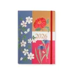 Agenda Planner 2026 Ana Luiza Semanal Média Garden Azul Teca-1767638725780