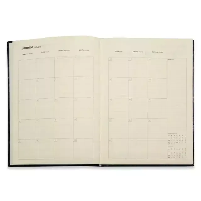 Agenda Planner 2026 Ana Luiza Semanal Média Garden Azul Teca-1767638763288