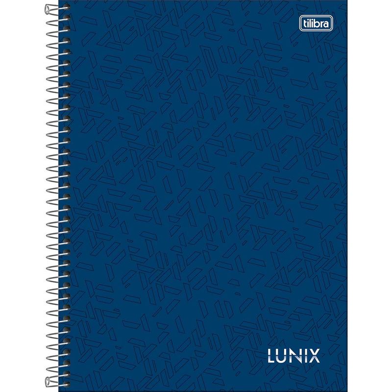 Caderno Espiral Capa Dura Universitário 1 Matéria Lunix 80F Tilibra 01un-1769015591962