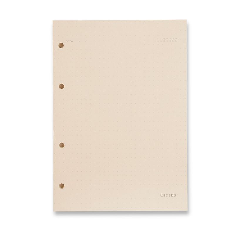 Refil Caderno Criativo Argolado Office 40 Folhas Pólen 80g Pontado A5 Cicero-1771941860228