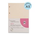 Refil Caderno Criativo Argolado Office 40 Folhas Pólen 80g Pontado A5 Cicero-1771941881059