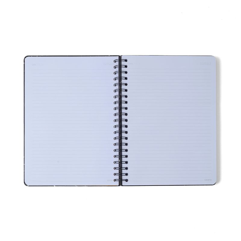 Caderno Espiral Melissa Pautado 20x28cm Casa das Abelhas Lilás 160 Folhas Cicero-1771944414486