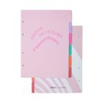 Caderno Criativo Argolado Melissa Pautado 17x24cm Casinha das Abelhas Cicero-1771951119312