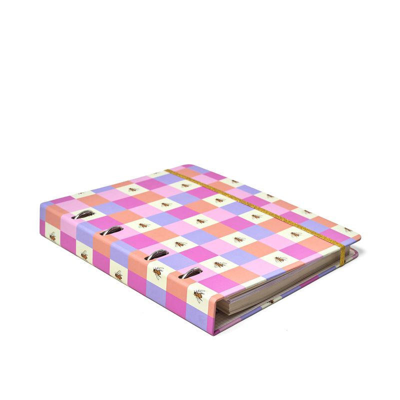 Caderno Criativo Argolado Melissa Pautado 17x24cm Casinha das Abelhas Cicero-1771951124880