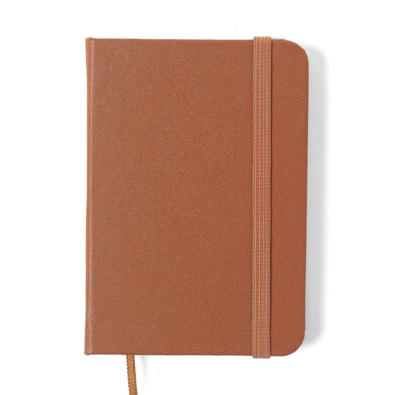 Caderneta Clássica Sem Pauta 9x13cm Caramelo Cicero-1771951527758