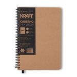 Caderno Wire-O Kraft 14x21cm Pontado Cicero-1771953485124