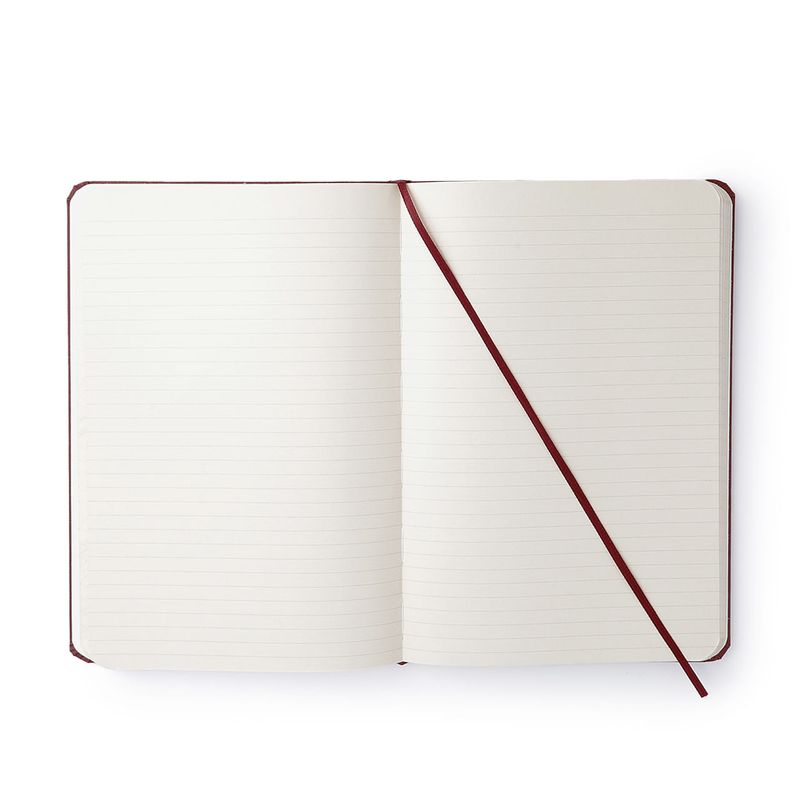 Caderneta Clássica Pautado 14x21cm Vermelho Quente Cicero-1771954720631