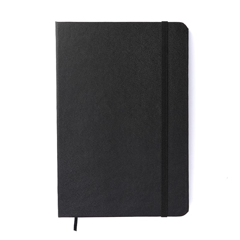 Caderneta Clássica Quadriculado 14x21cm Preta Cicero-1771955046542