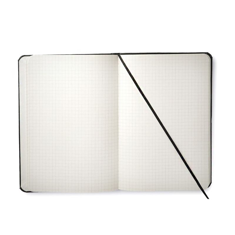 Caderneta Clássica Quadriculado 14x21cm Preta Cicero-1771955059178