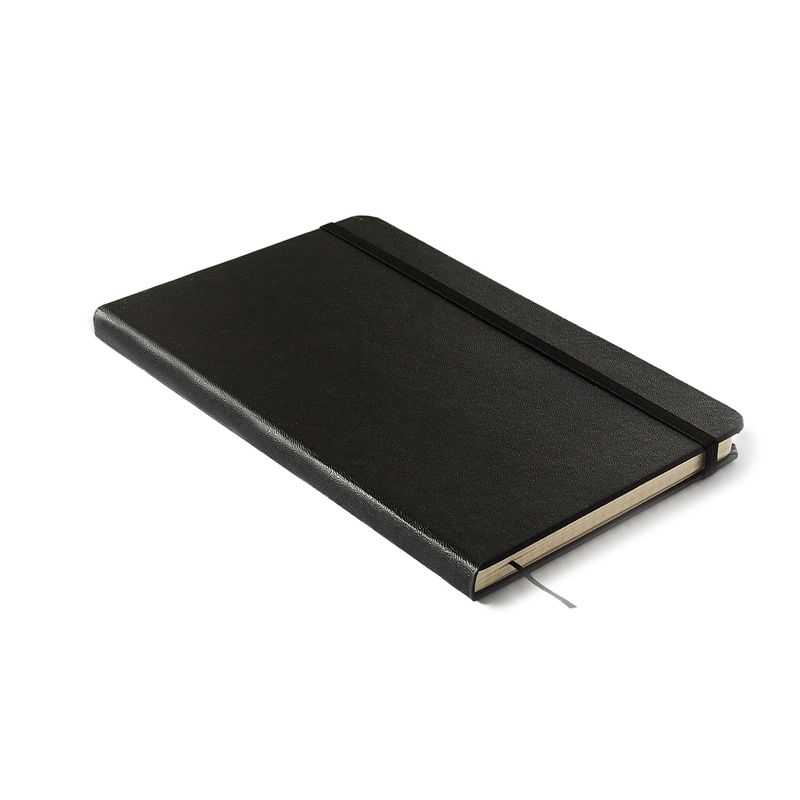 Caderneta Clássica Quadriculado 14x21cm Preta Cicero-1771955072195