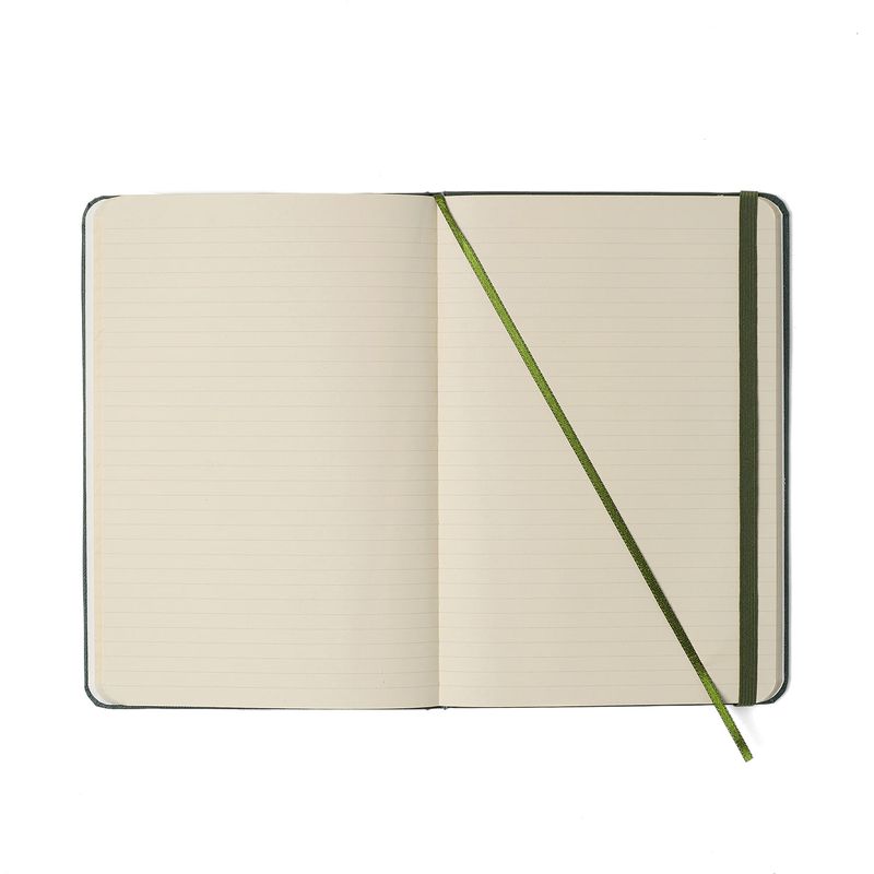 Caderneta Clássica Pautado 14x21cm Verde Oliva Cicero-1771955920841