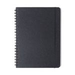 Caderno Espiral Clássica Pautado 20x28cm Preto 80 Folhas Cicero-1771956314263