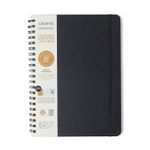 Caderno Espiral Clássica Pautado 20x28cm Preto 80 Folhas Cicero-1771956353244