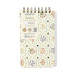 Bloco Wire-O Jardim Pautado 12x20cm Off White Cicero-1771956705895