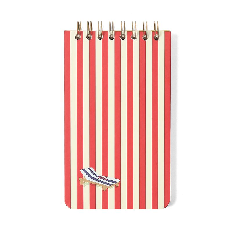 Bloco Wire-O Praia Pautado 12x20cm Sol Cicero-1771957215185