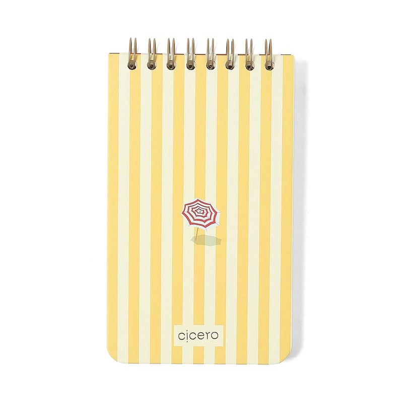 Bloco Wire-O Praia Pautado 12x20cm Sol Cicero-1771957253305