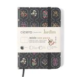Caderneta Jardim Sem Pauta 9x13cm Preto Cicero-1772025366197
