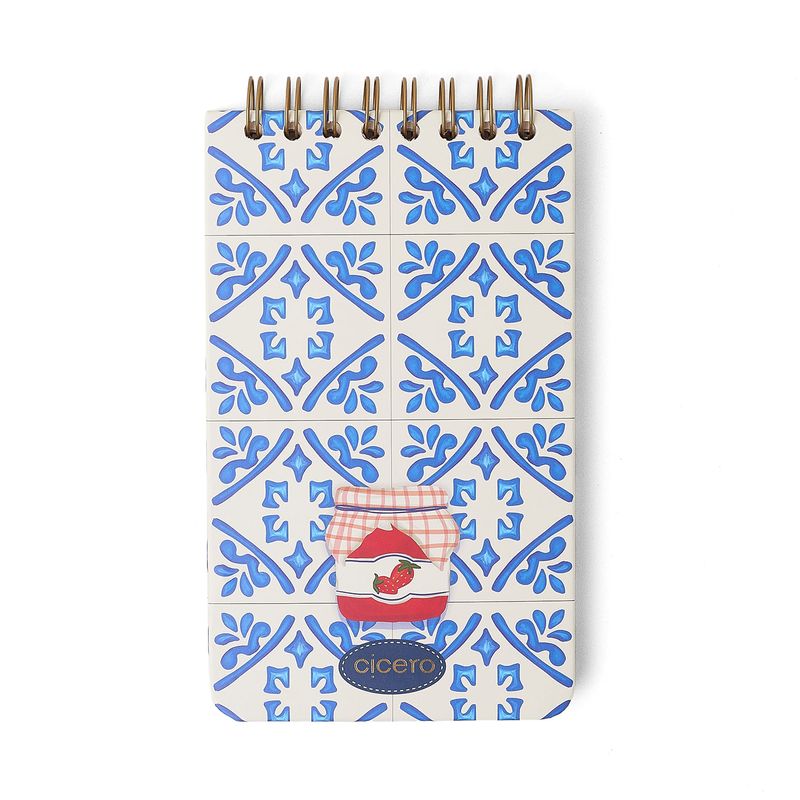 Bloco Wire-O Frutare Pautado 12x20cm Arranjo Cicero-1772025973462