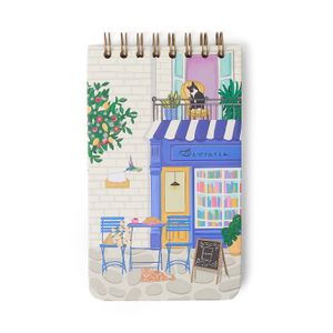 Bloco Wire-O Quintal Literário Pautado 12x20cm Livraria Cicero