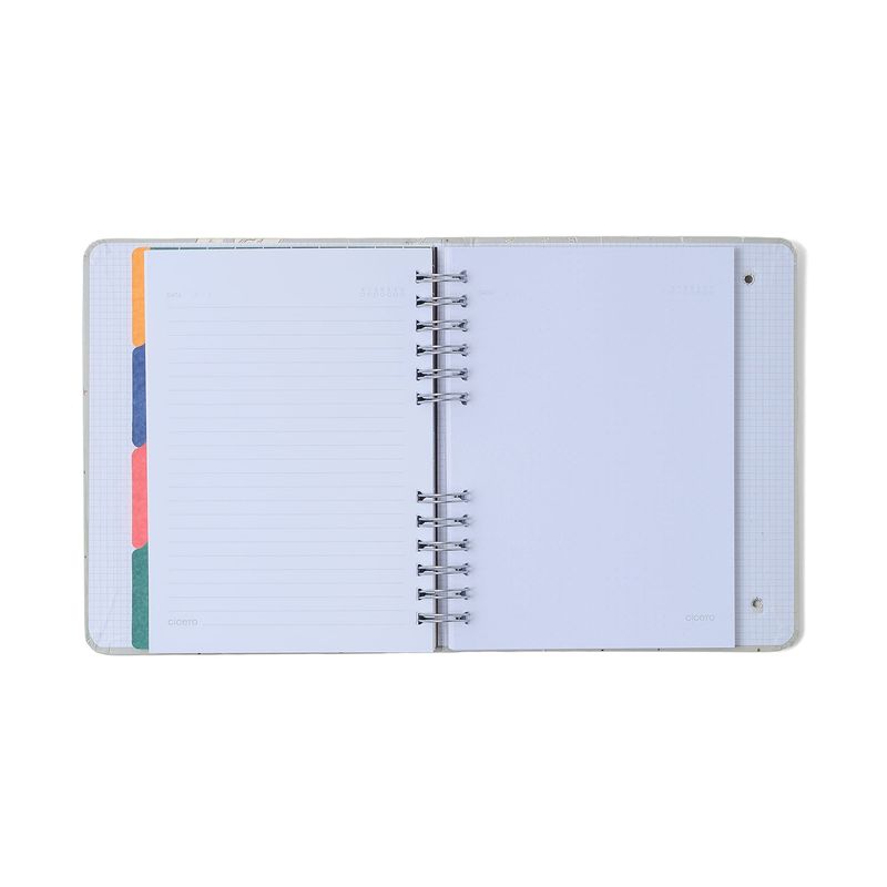 Caderno Organizador A5 Frutare Pautado e Pontado Limão Siciliano Cicero-1772028675599