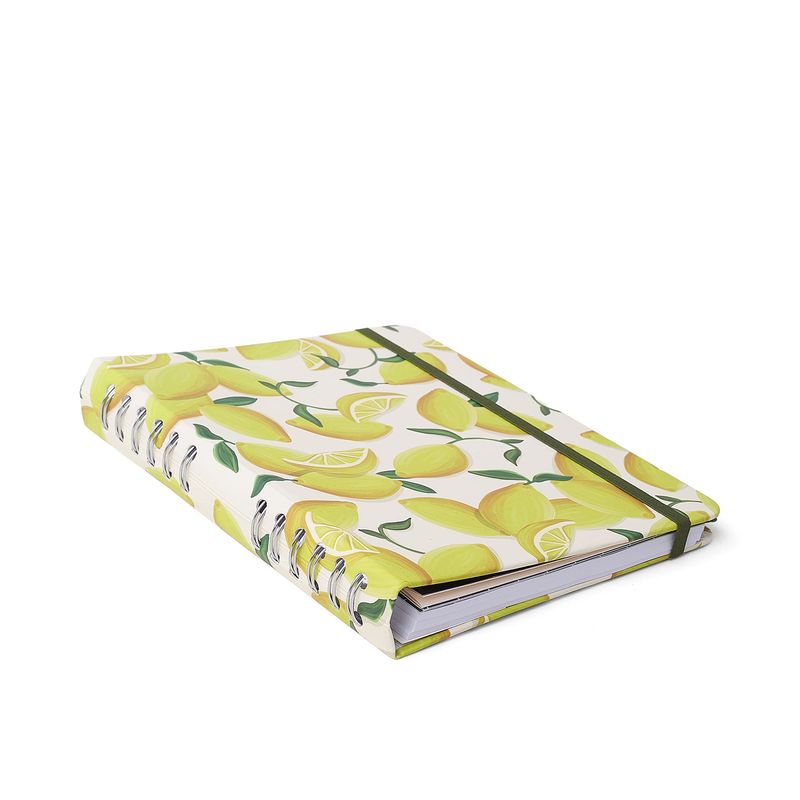 Caderno Organizador A5 Frutare Pautado e Pontado Limão Siciliano Cicero-1772028693953