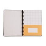 Caderno Espiral Colegial 17x24cm Quintal Literário Pautado Cicero-1772029242816