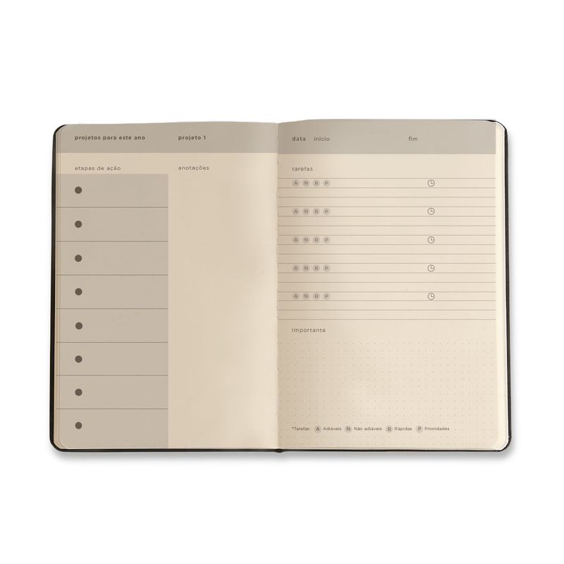 Planner Permanente 14x21cm Quintal Literário Livraria Cicero-1772030355187