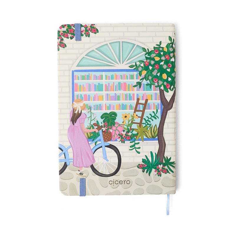 Caderneta Quintal Literário Pautado 14x21cm Livraria Cicero-1772038776706