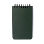 Bloco Wire-O Clássica Pautado 12x20cm Verde Oliva Cicero-1772196726511