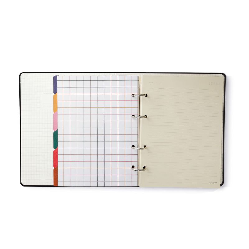 Caderno Criativo Argolado Bossa Nova Pautado 17x24cm Boêmia Cicero-1772197108834