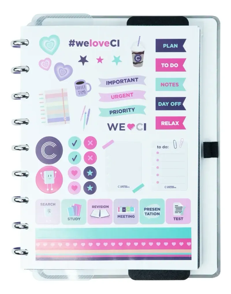 Caderno Inteligente Grey Love Médio - CIMD3305-1772646537391