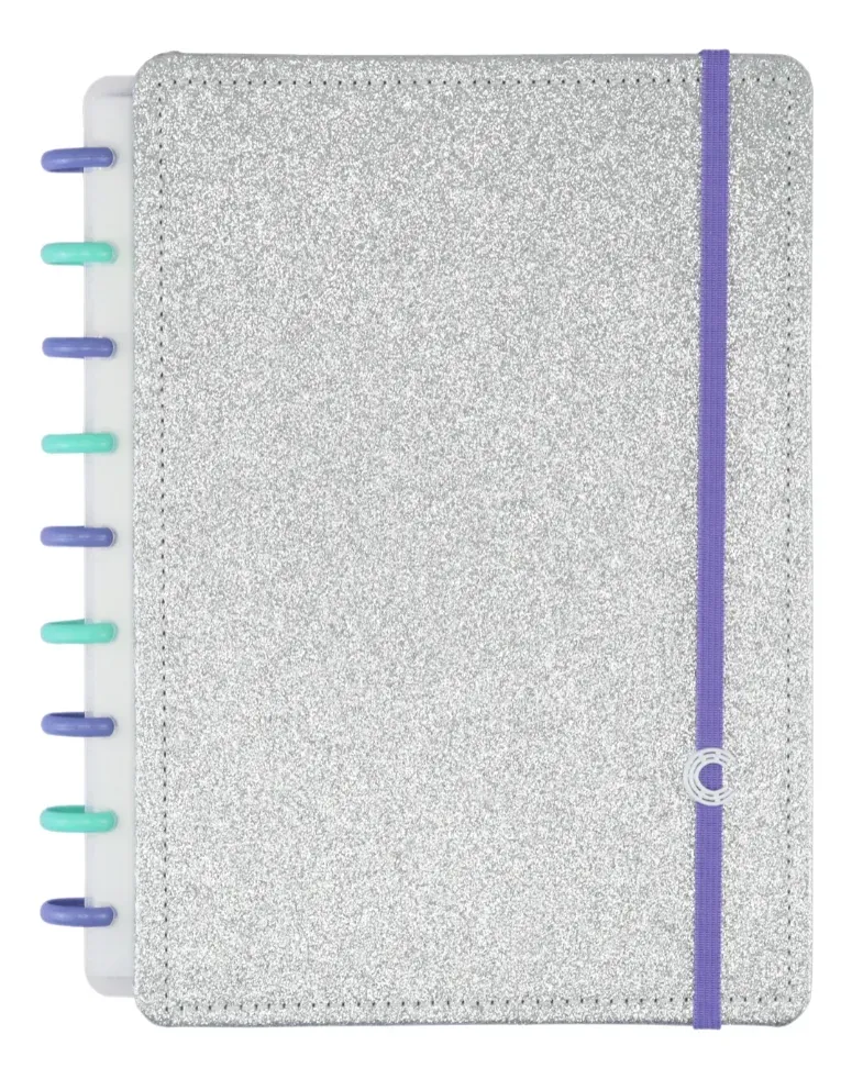 Caderno Inteligente Let’s Glitter Silver 2.0 Grande - CIGD4146-1772648156826