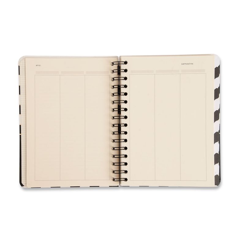 Planner Wire-O Clássico 14,8x21cm Preto Cicero-1789561857214