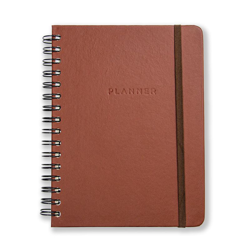 Planner Permanente Wire-O A5 14,8x21 Café Cicero-1789562958352