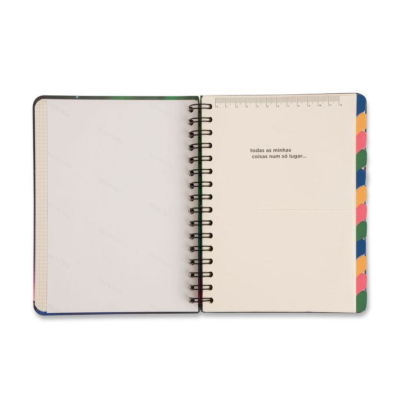 Planner Permanente Wire-O A5 14,8x21 Café Cicero-1789563332653