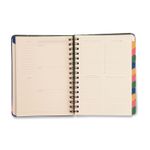 Planner Permanente Wire-O A5 14,8x21 Café Cicero-1789563407590