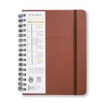 Planner Permanente Wire-O A5 14,8x21 Café Cicero-1789563418438