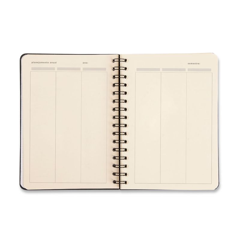Planner Permanente Financeiro Wire-O A5 14,8x21cm Preto Cicero-1789564176776