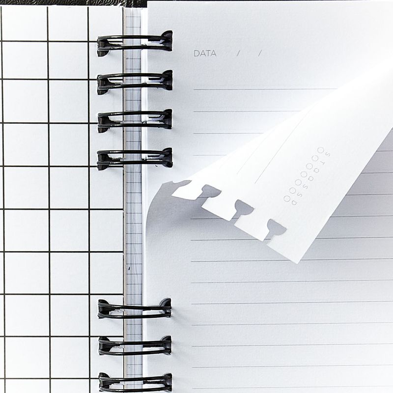 Caderno Organizador Duo 17x24cm Preto Cicero-1789566764995