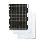 Caderno Organizador Duo 17x24cm Preto Cicero-1789566850604