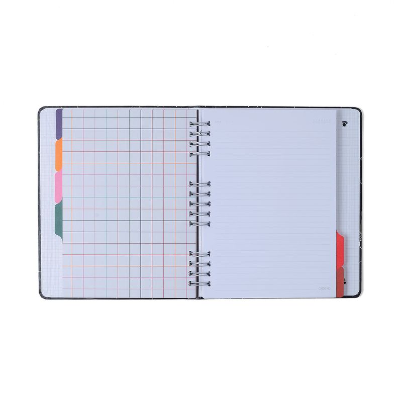 Caderno Organizador Veredas Pautado e Pontado 17x24cm Verde Cicero-1789580050248