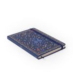 Caderneta Relicário Sem Pauta 14x21cm Realeza Marinho Cicero-1789741530790