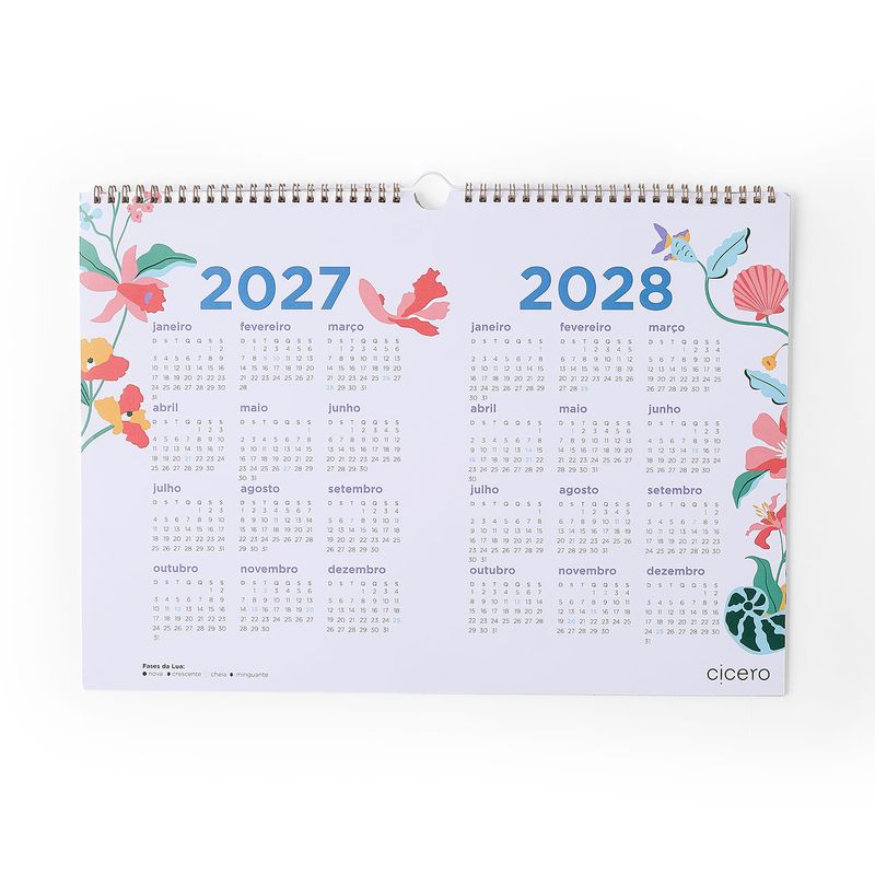 Calendário de Parede A3 2027 Noronha Cicero-1790688254771