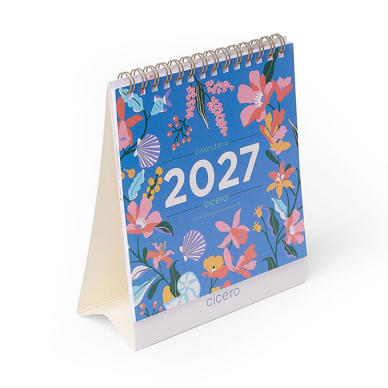 Calendário de Mesa 2027 13x15cm Noronha Cicero-1790693346880